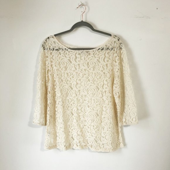 LOFT lace top - Picture 2 of 8